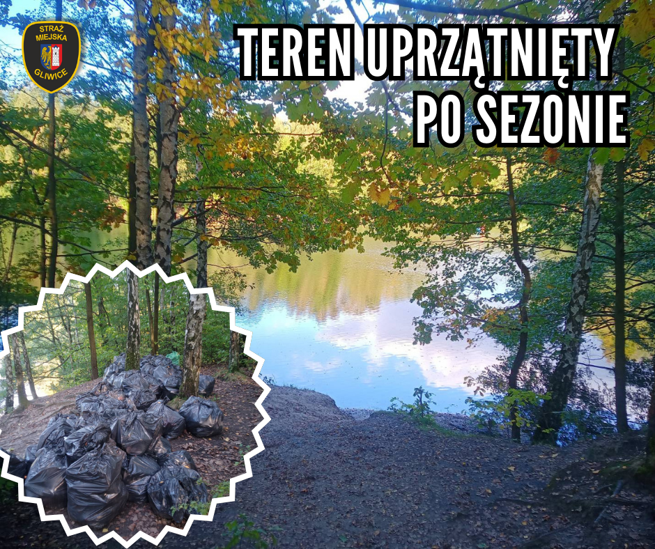 Uprzątnięty teren po sezonie