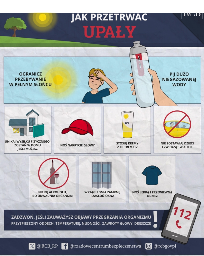 UWAGA – UPAŁY!