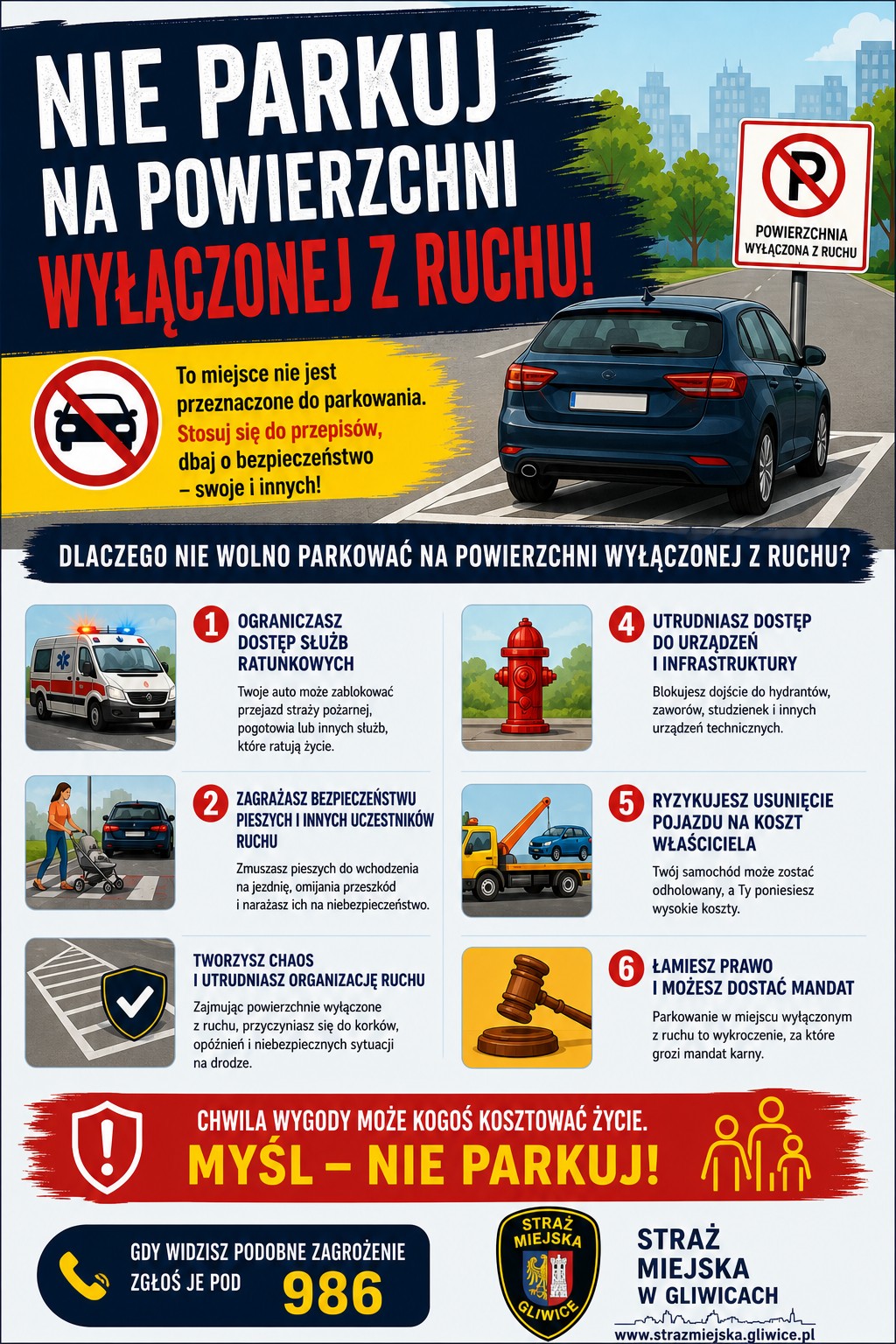 Dlaczego nie?… parkować na powierzchni wyłączonej z ruchu (P-21)